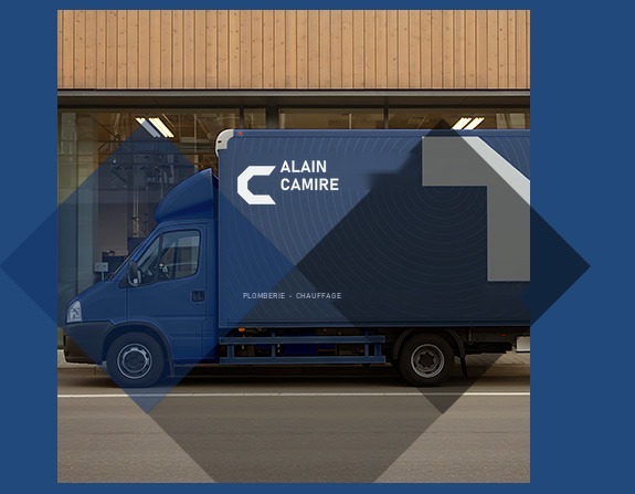 Camion de Plomberie et Chauffage Alain Camire